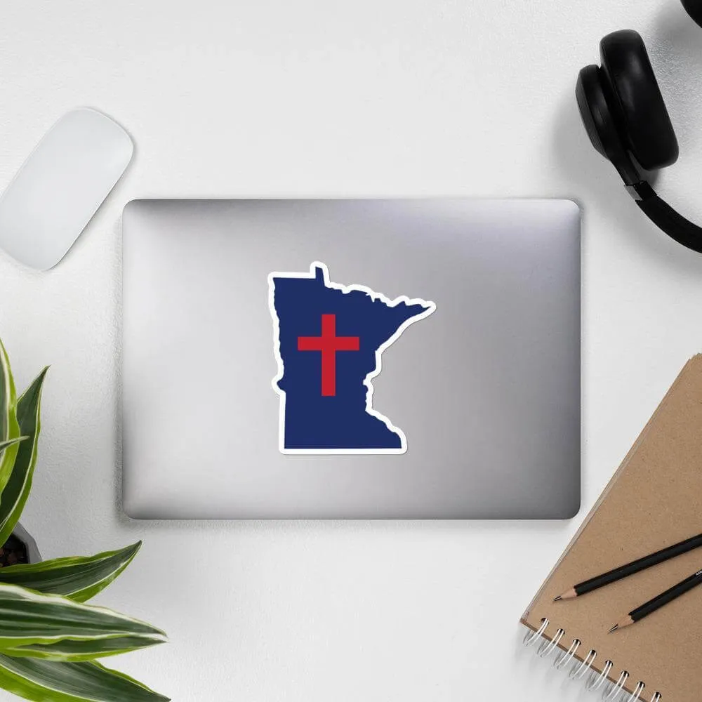 Minnesota Christian Vinyl Laptop Sticker