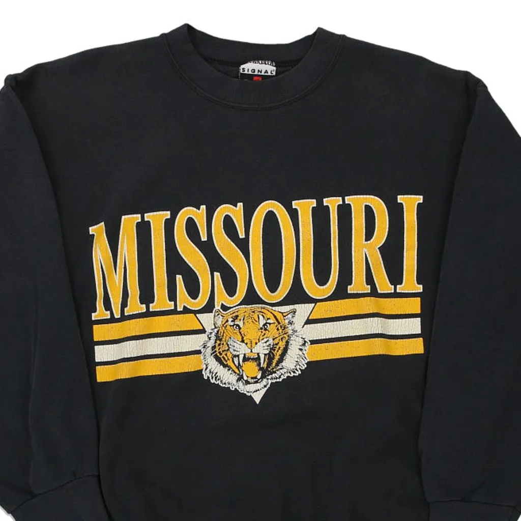 Missouri Signal Sports College Sweatshirt - XL Black Cotton Blend