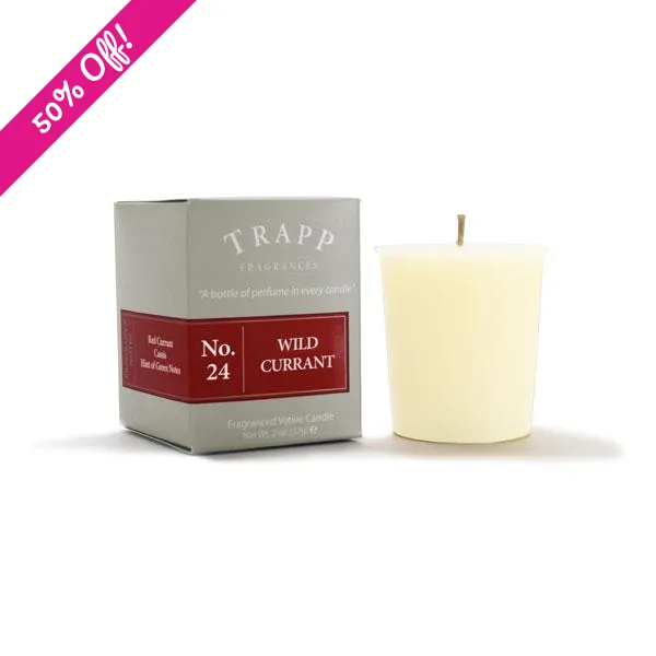 No. 24 Wild Currant - 2oz. Votive Candle