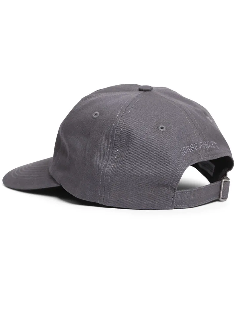 Norse Projects Felt N Twill Sports Cap Magnet Grey