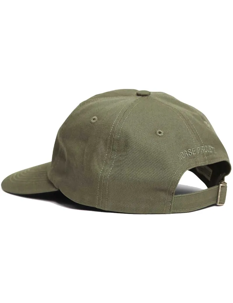 Norse Projects Felt N Twill Sports Cap Sediment Green