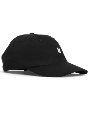 Norse Projects Twill Sports Cap Black