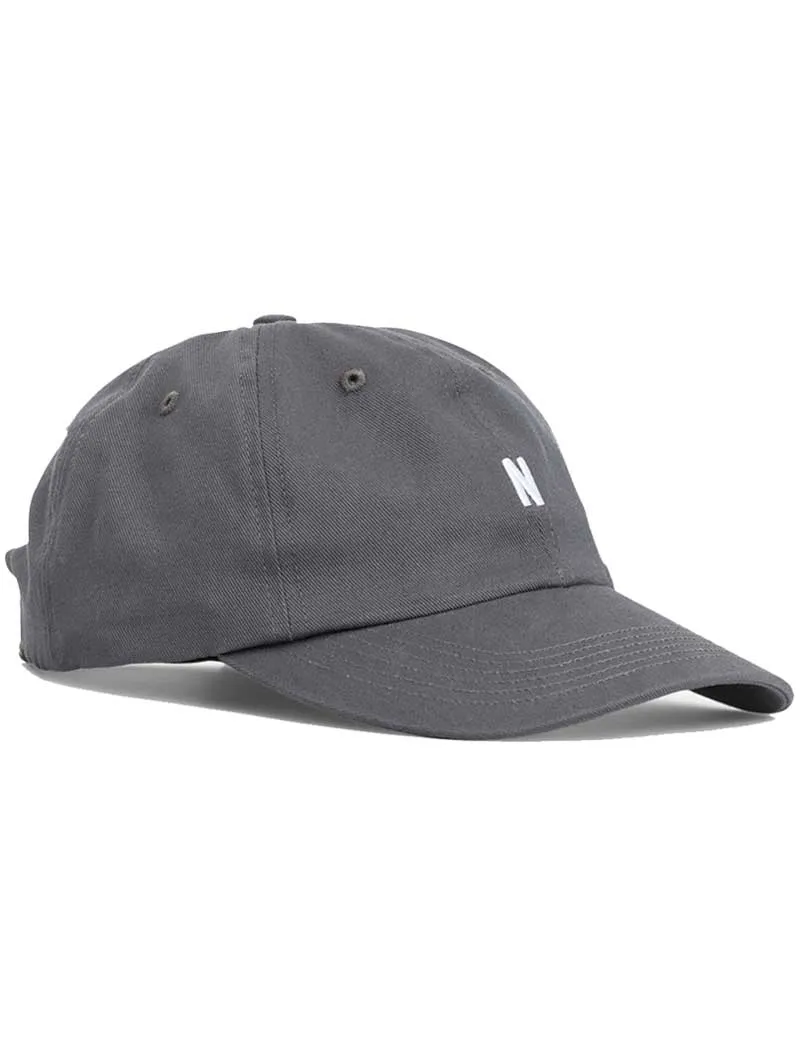 Norse Projects Twill Sports Cap Magnet Grey