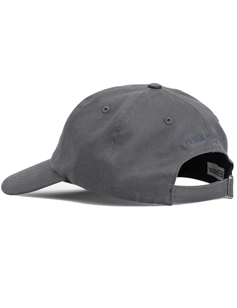 Norse Projects Twill Sports Cap Magnet Grey