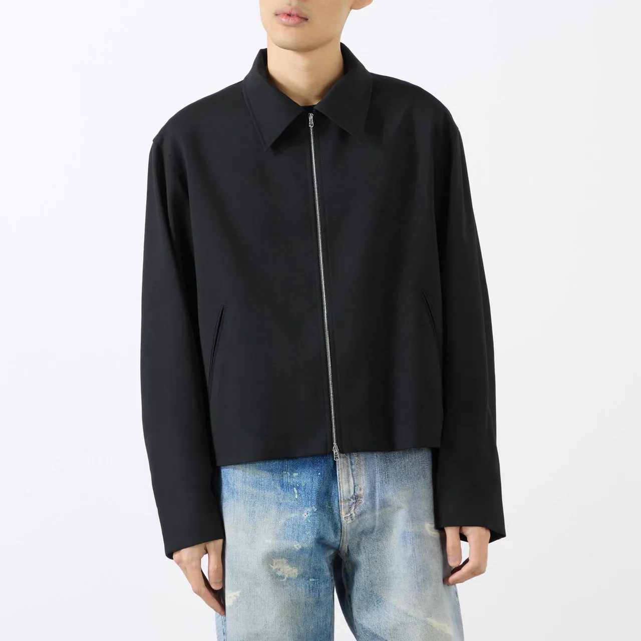 OUR LEGACY Boxy Fit Overshirt - Black