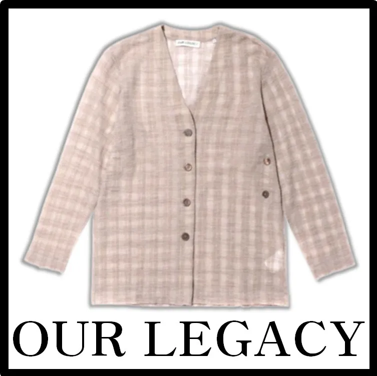 OUR LEGACY  |Casual Style Street Style Logo Cardigans