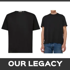 OUR LEGACY  |Crew Neck Plain Cotton Short Sleeves Crew Neck T-Shirts