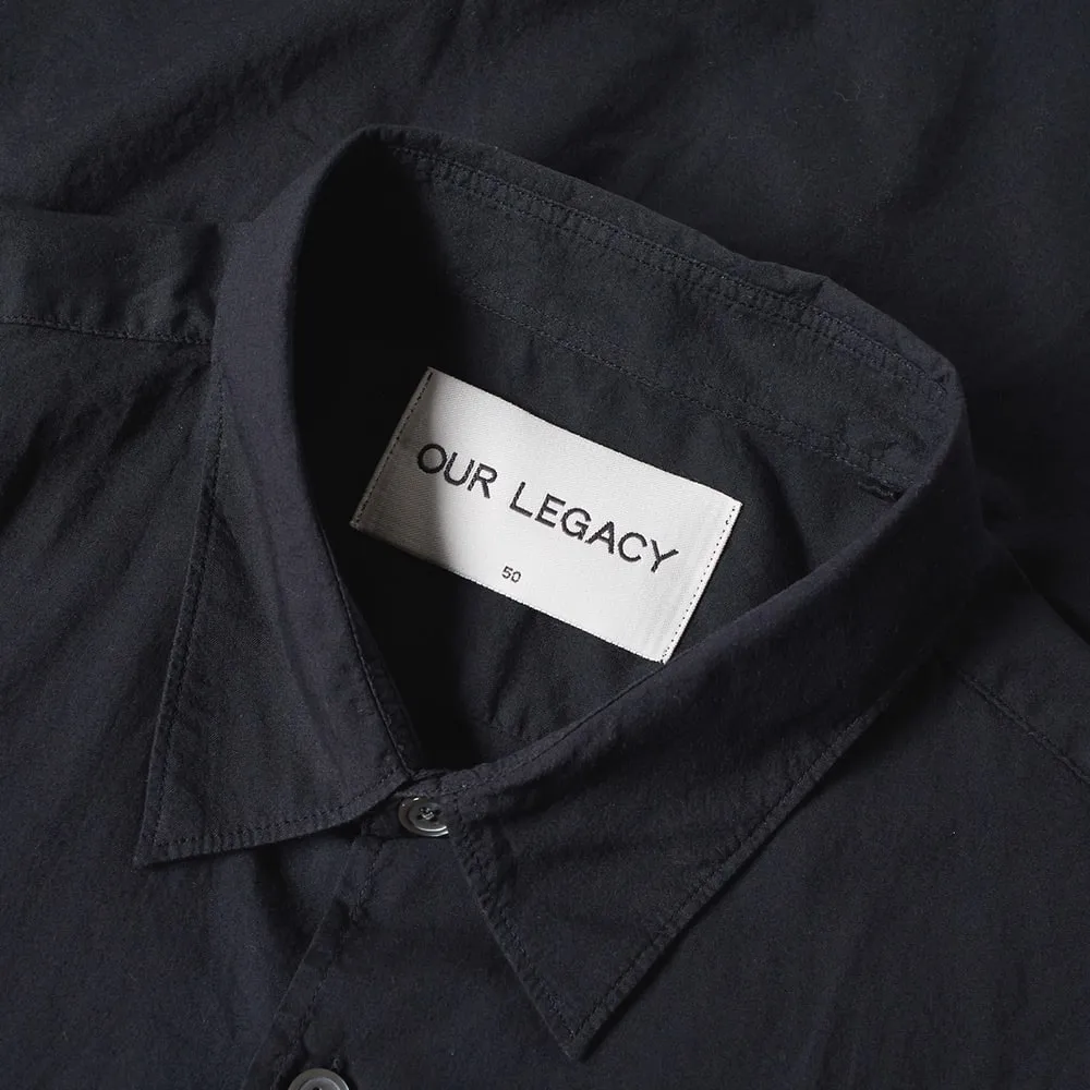 Our Legacy First ShirtWashed Black Voile