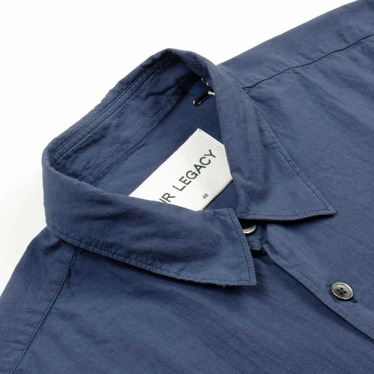 Our Legacy SPLASH - First Shirt - Navy Voil