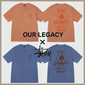 OUR LEGACY  |Street Style Collaboration Plain Cotton Short Sleeves Logo