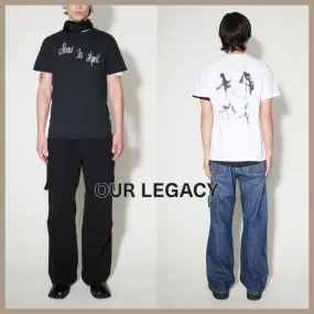 OUR LEGACY  |Unisex Street Style Plain Cotton Oversized T-Shirts