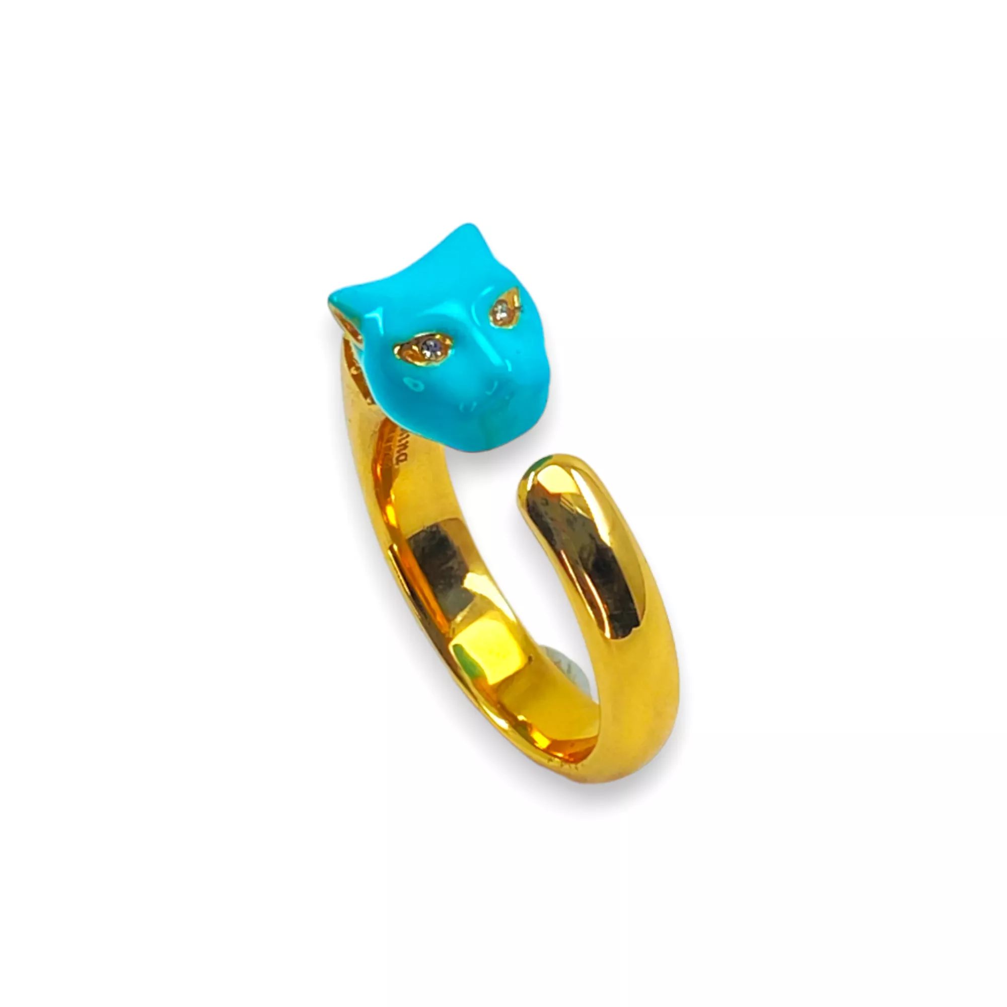 PANTHER RING TURQUOISE MICRO