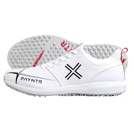 Payntr Cricket Shoes, Model V Pimple - White All Rounder Cricket Shoes