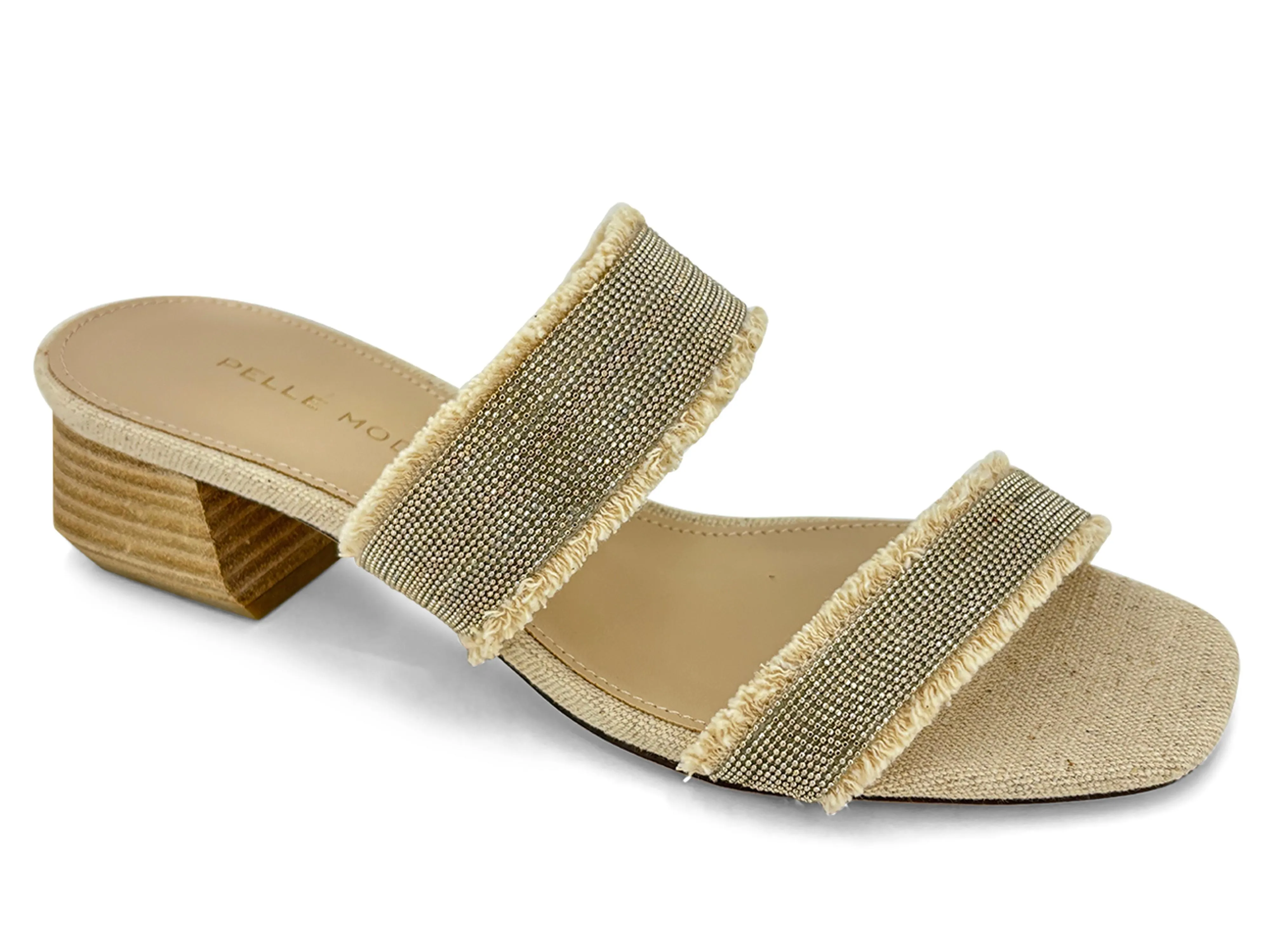 Pelle Moda Iona Slide Sandal Natural