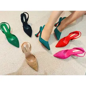 Pointed Closed Toe Heel Shoes