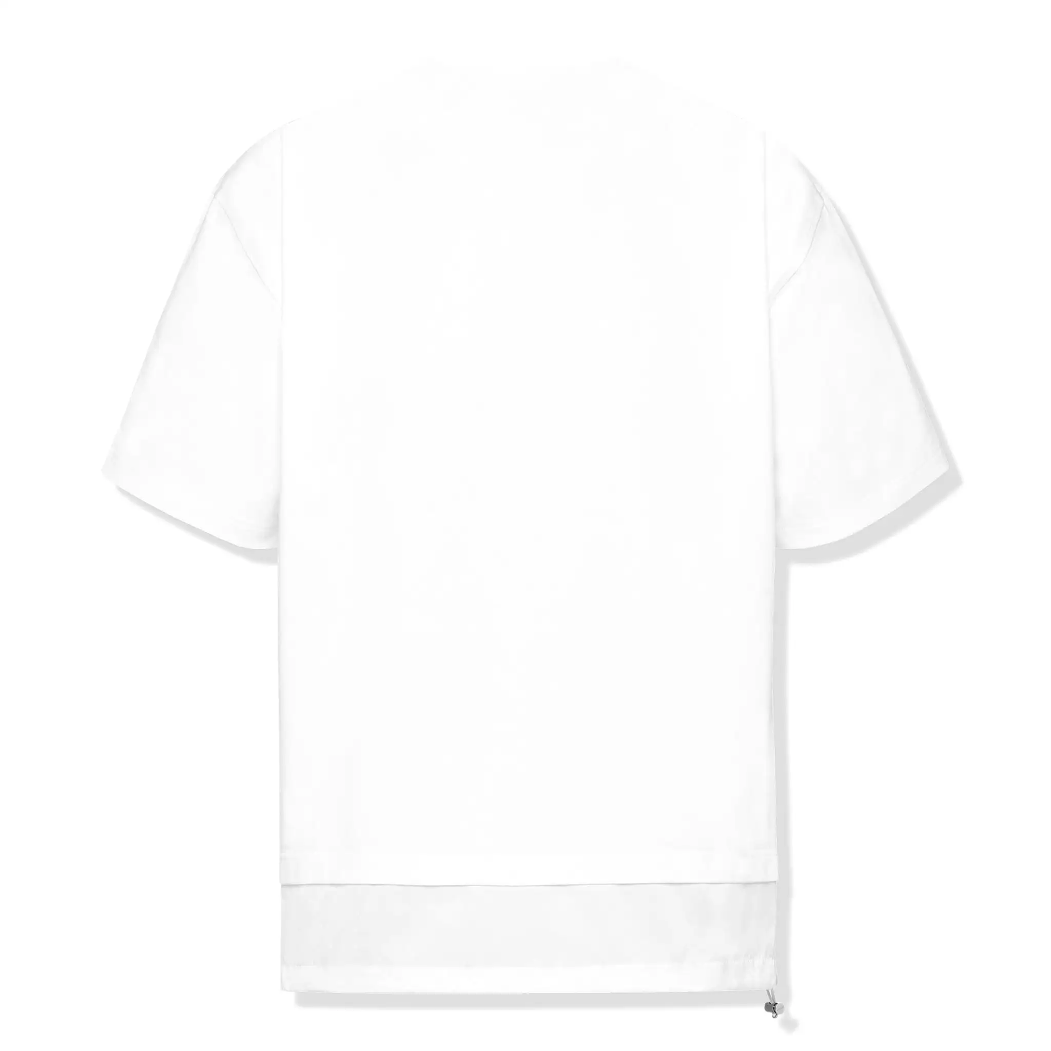 Prada Logo Re-Nylon Jersey T Shirt White