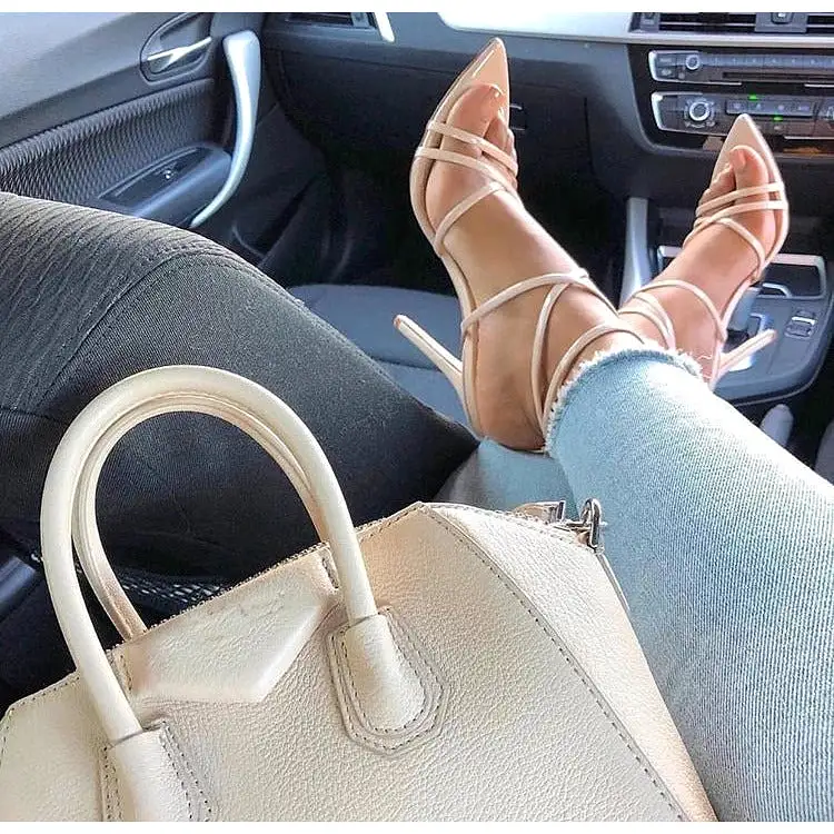 pumps ankle cross-strap sandals