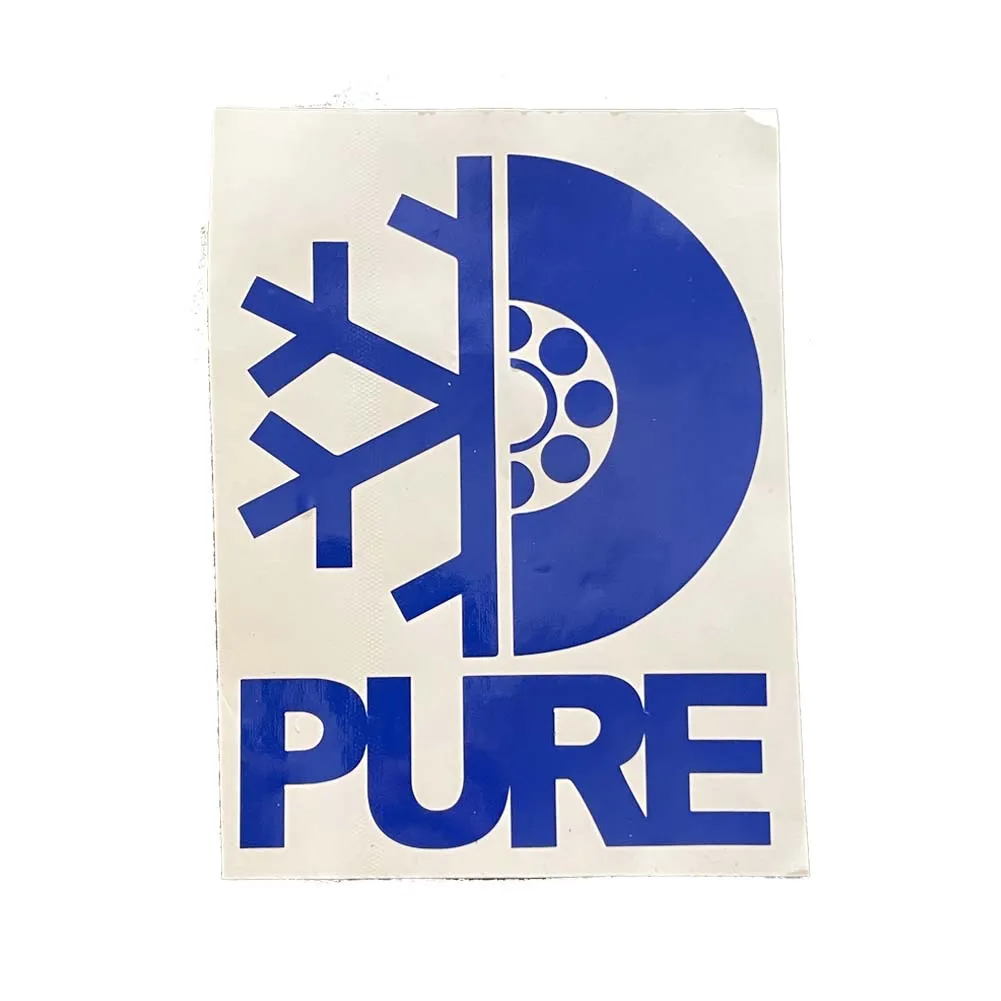 Pure FW Stacked Die Cut Sticker