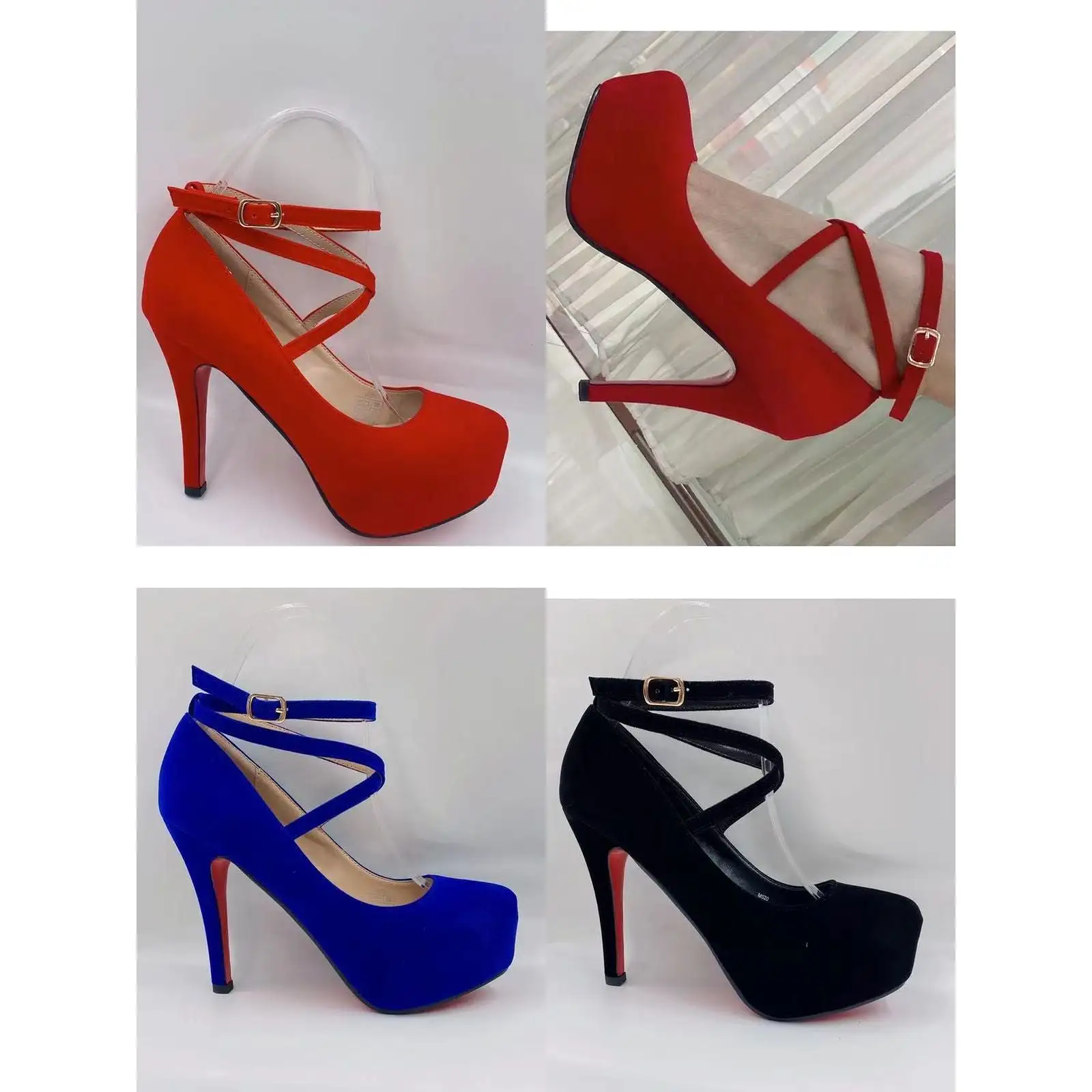 Red Bottom Suede High Heel