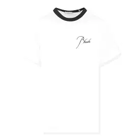 Rhude Raglan Logo Black White T Shirt