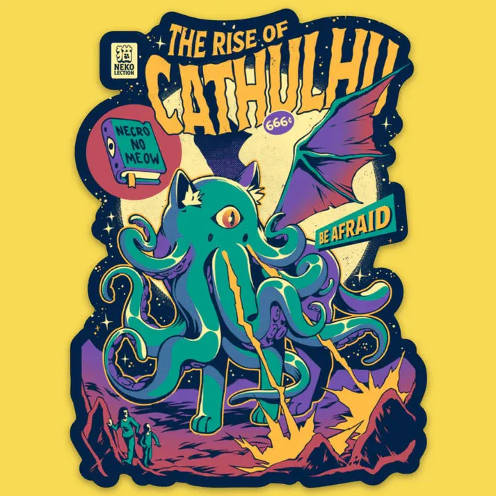 Rise of Cathulhu Sticker