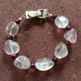 Rose Quartz Beaded Bracelet