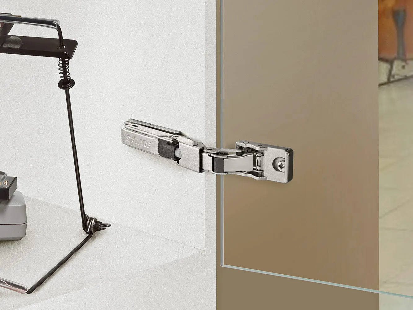 Salice Universal Silentia+ Soft Close Hinge 110° for GLASS Doors - CBG2AE9