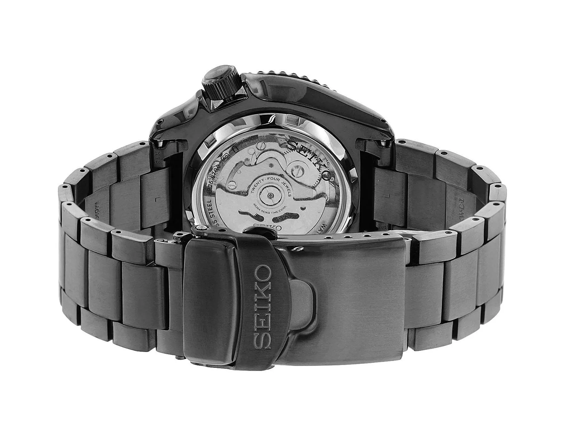 Seiko 5 Sports Black Dial Men 42.5mm