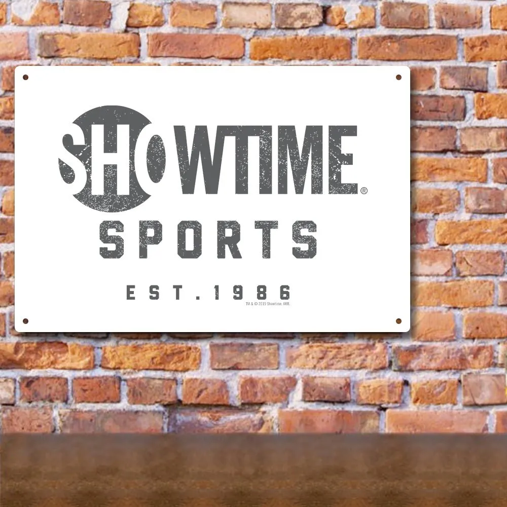 SHOWTIME Sports Est. 1986 Metal Sign