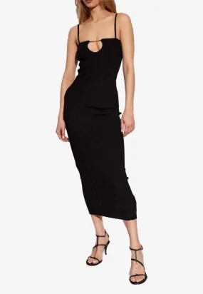 Sierra Ribbed Midi Dress