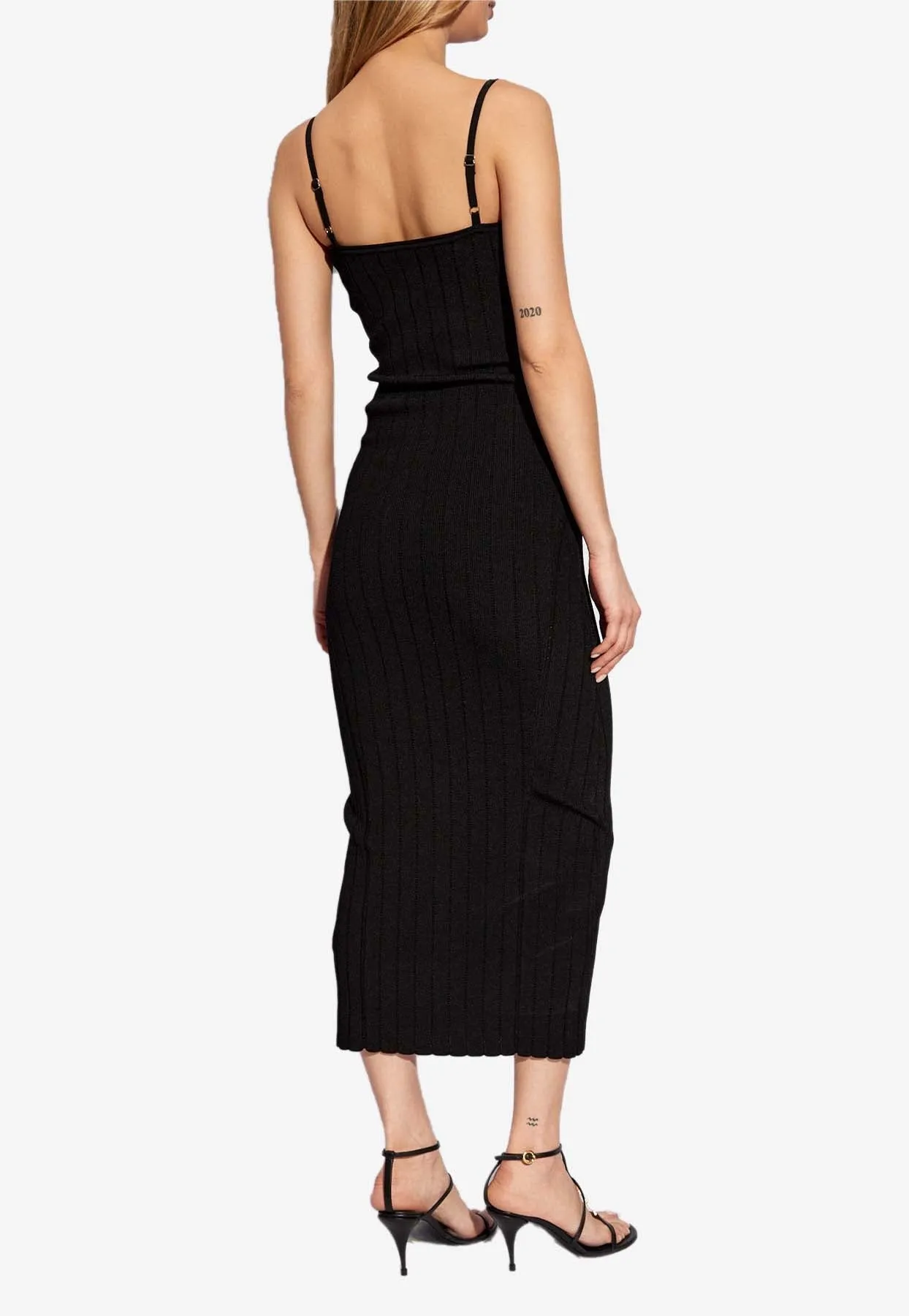 Sierra Ribbed Midi Dress