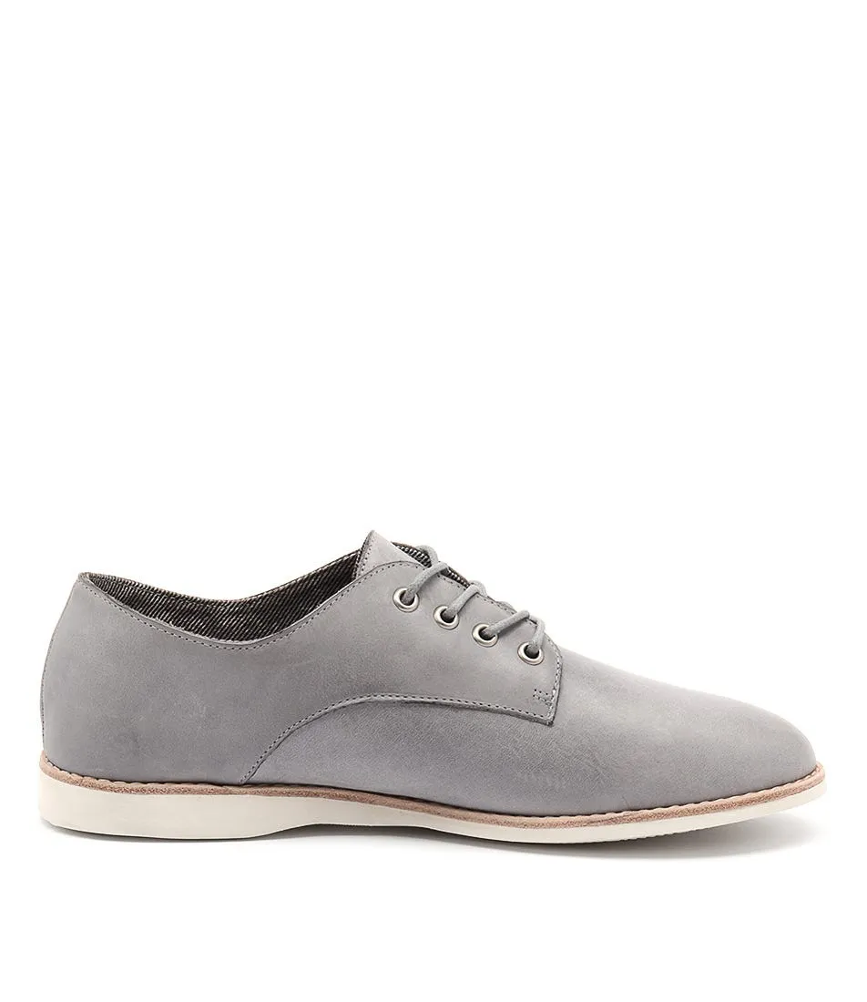 SILENT D Needle Blue Grey Leather