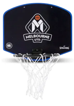 Spalding NBL Team Micro Mini Melbourne United Backboard  5001/NBL/MEL