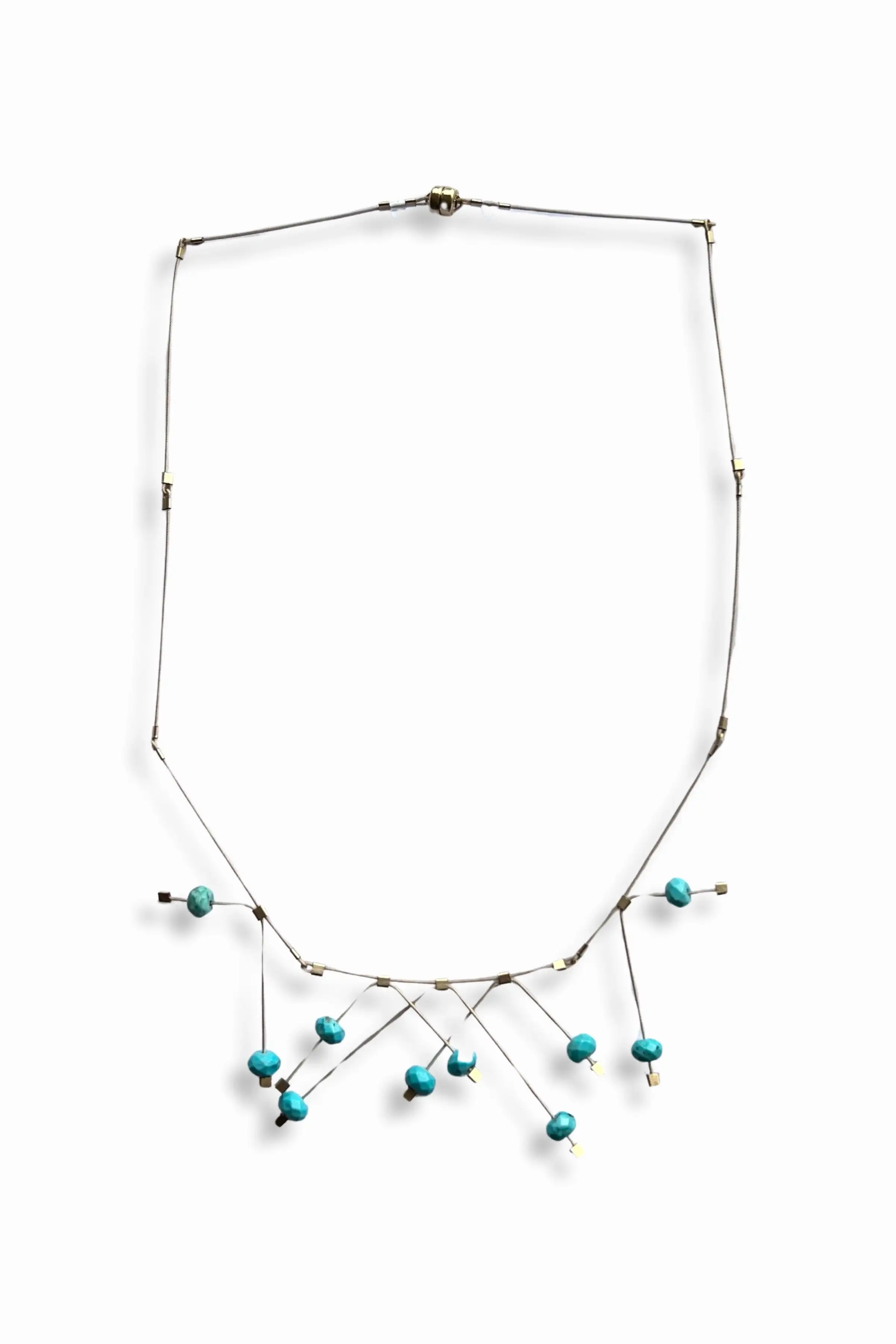 Spring Redux Necklace Turquoise