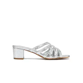 Square Toe Embellished Mule HL 184