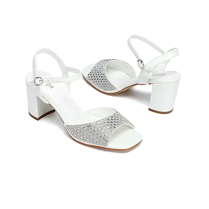 Square Toe Embellished Mule HL 197