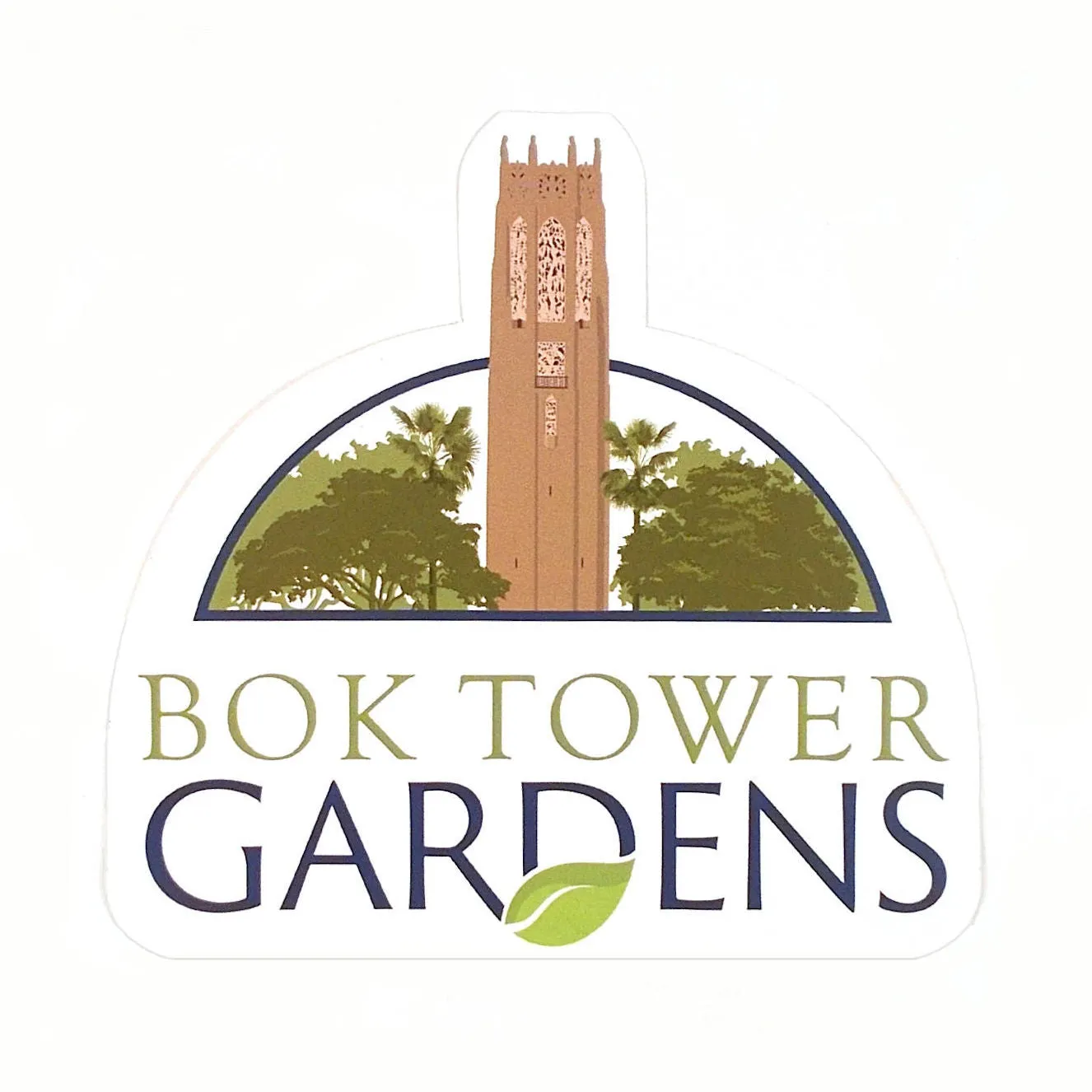 Sticker - Bok Tower Gardens Logo