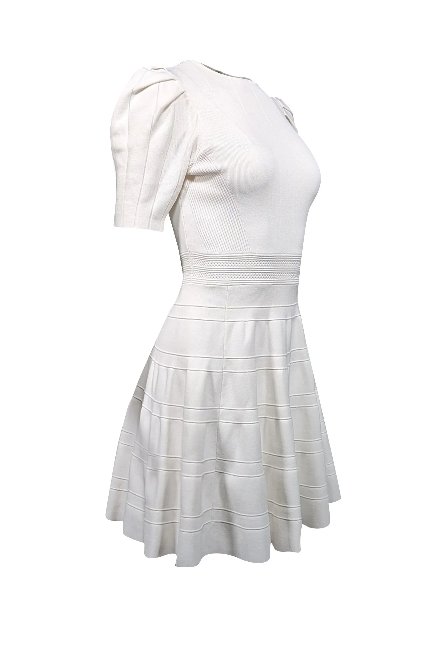 Ted Baker - Ivory Knit Short Sleeve Dress Sz 4