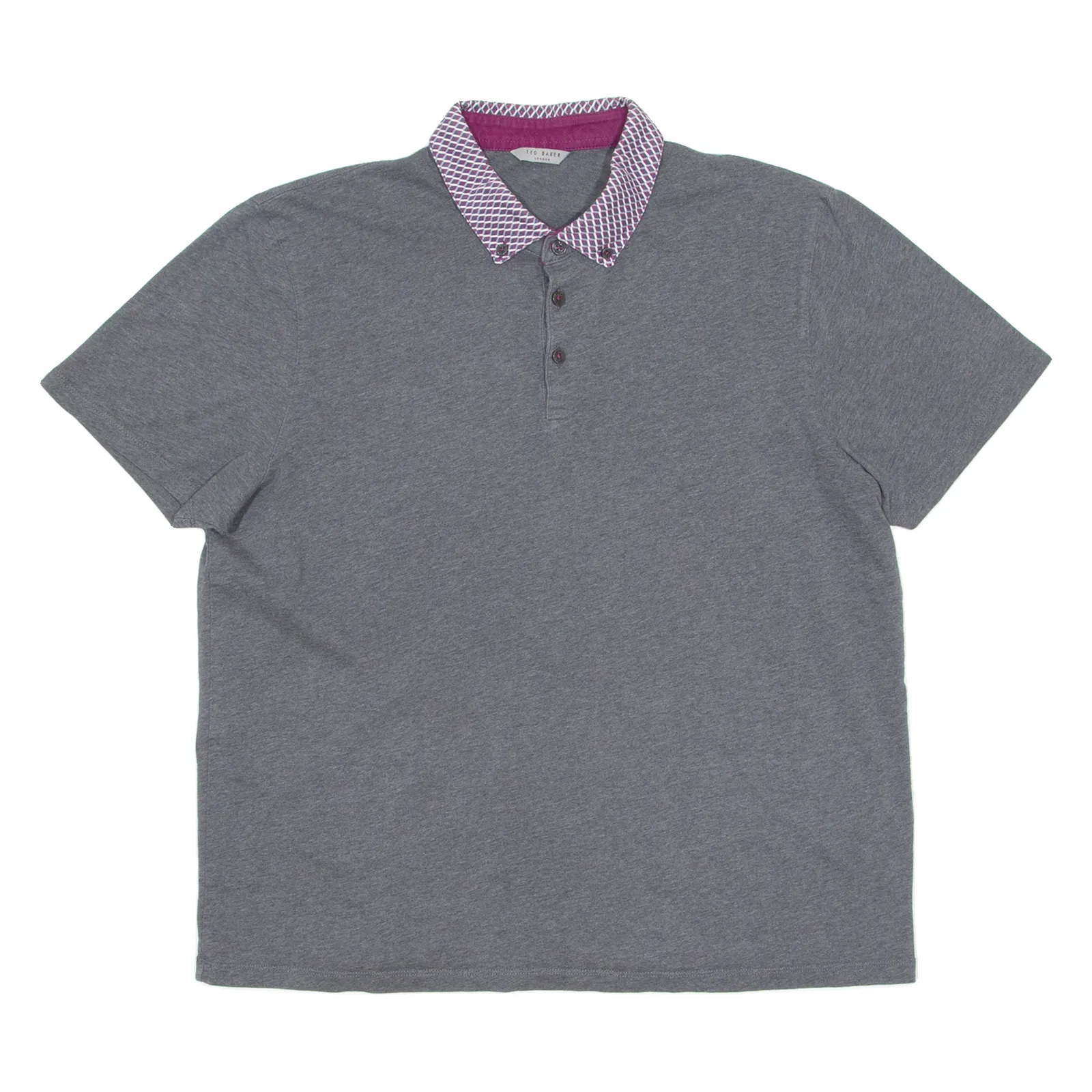 TED BAKER Mens Polo Shirt Grey S