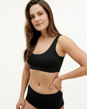 The Seamless Ribbed Crop Bra