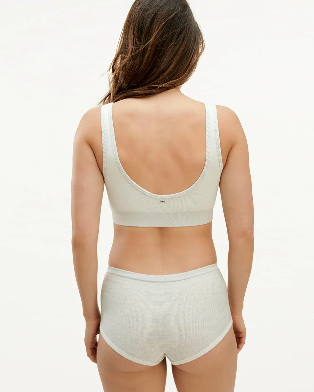 The Seamless Ribbed Crop Bra