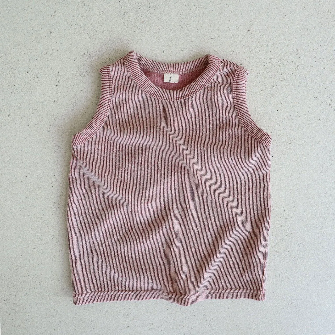 Toddler Stella Sleeveless Ribbed Top (15m-7y) -2 Colors