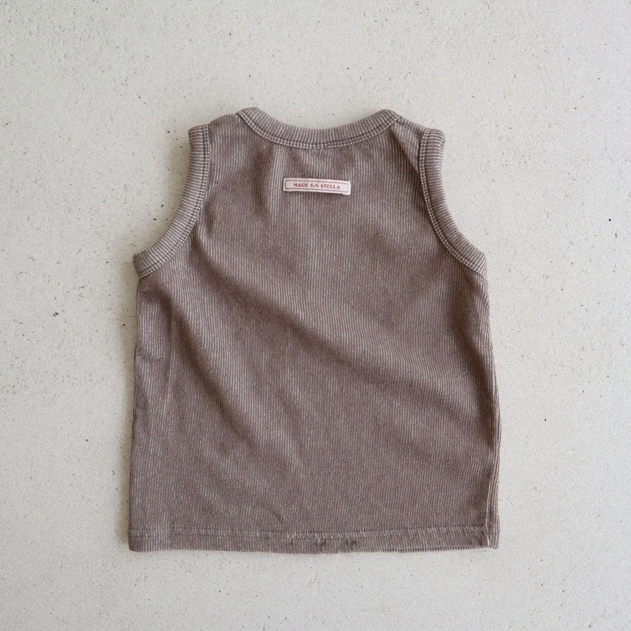 Toddler Stella Sleeveless Ribbed Top (15m-7y) -2 Colors