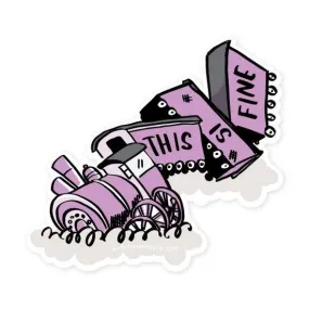 Train Wreck Sticker