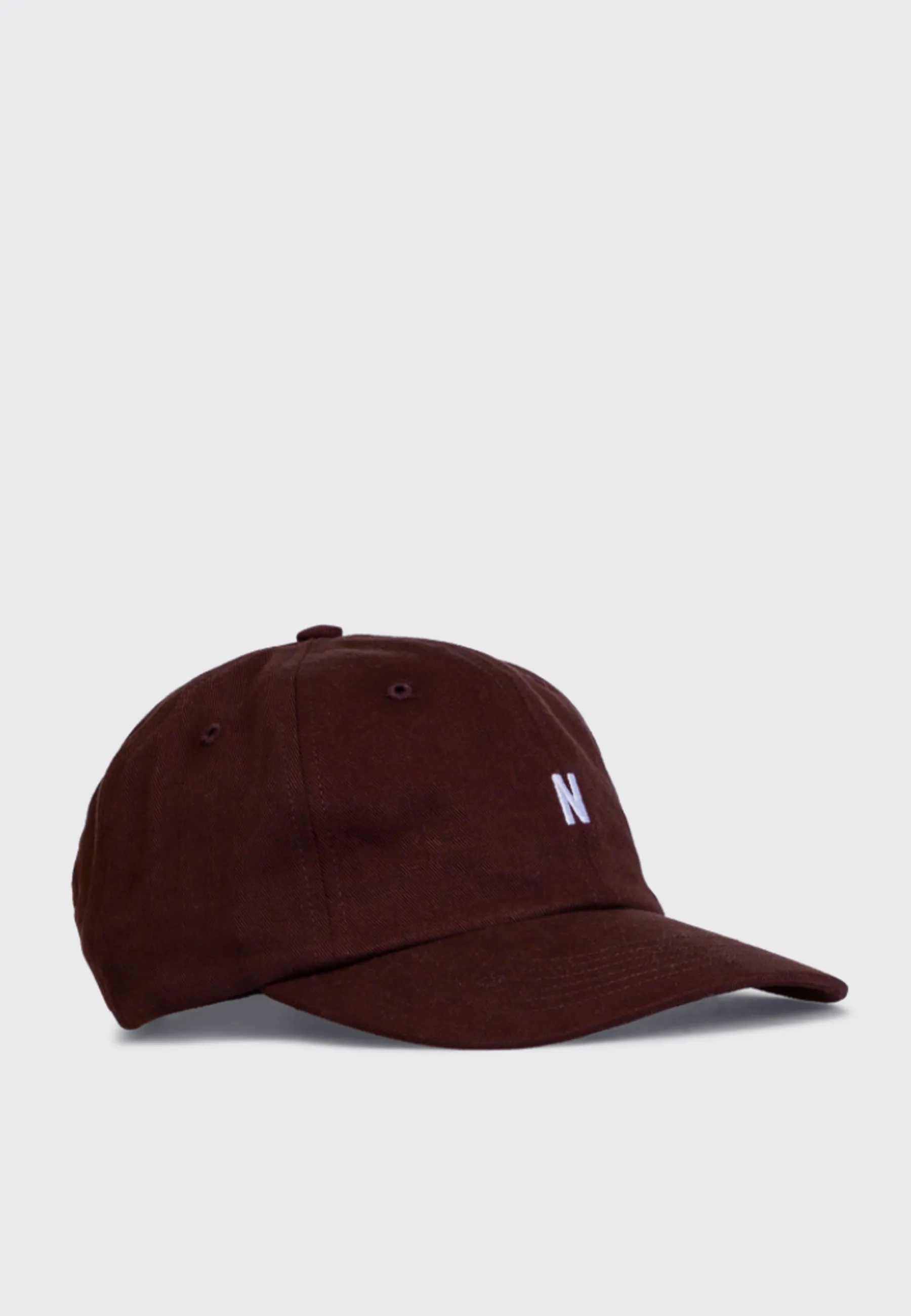 Twill Sports Cap - cordovan brown