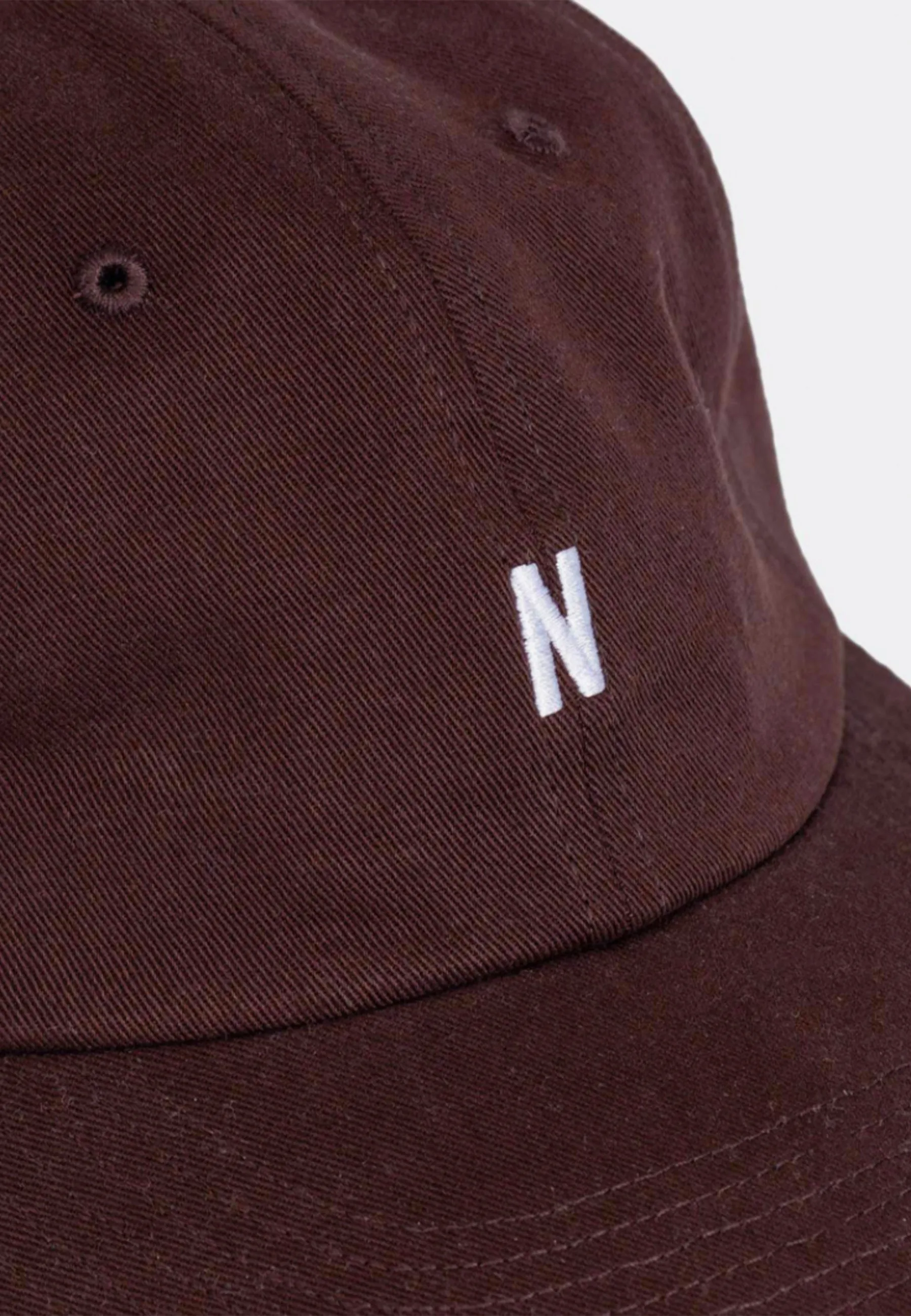 Twill Sports Cap - cordovan brown