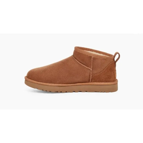 UGG Womens Classic Ultra Mini Boot in Chestnut