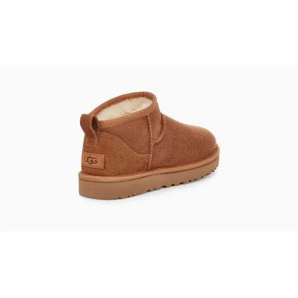 UGG Womens Classic Ultra Mini Boot in Chestnut