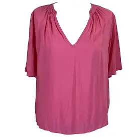 Velvet Flamingo Flutter Sleeve Top S