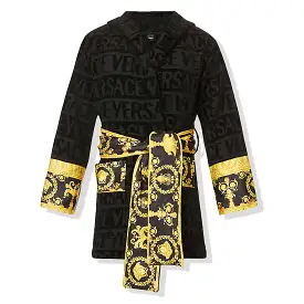 Versace Baroque Hooded Bathrobe